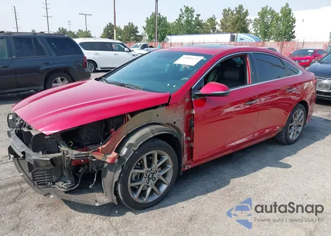 2018 Hyundai Sonata Sport 2.0T из США, поврежденный, VIN 5NPE34AB4JH664813